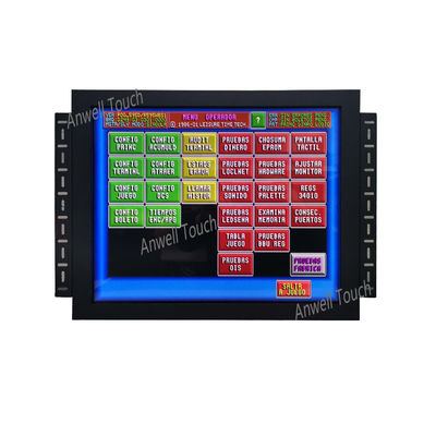17 inch VGA / CGA tín hiệu đầu vào chơi game màn hình cảm ứng hồng ngoại cho nhiều ứng dụng