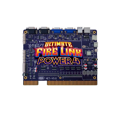 HET Game Arcade Ultimate Fire Link Power4 Pcb Game Board