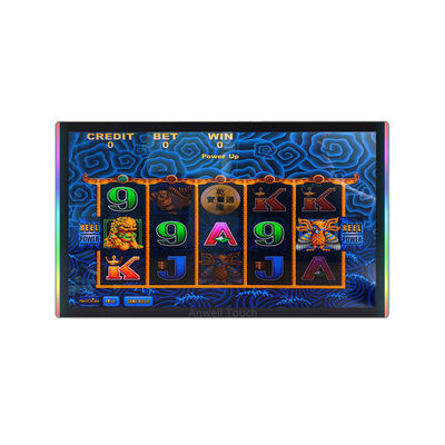 23'' chống trầy xước màn hình cảm ứng màn hình chơi game với Side + Edge LED Bezel cho Aristocrat Helix