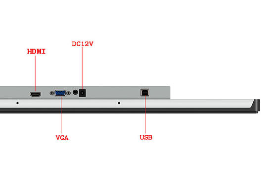32 Inch Wide Viewing Angle Industrial Touch Monitor PCAP Multi Touch cho Kiosk và ứng dụng Digital Signage tương tác