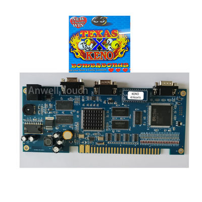 TEXAS KENO 4 Hearts PCB Game Board 0.5kg Để bán Arcadesd PCB