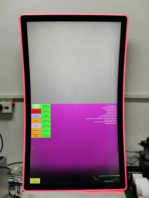 Màn hình cảm ứng đa cảm ứng Pcap 43 inch màn hình cảm ứng cong màn hình 5ms 16.7M