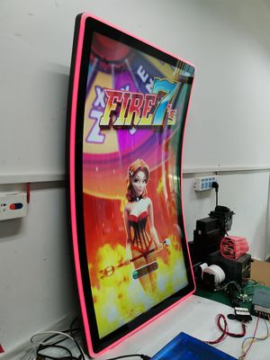 Động tác đơn hoặc đa cảm ứng 49 inch Capacitive C Curved Monitor Touchscreen Gaming Monitor Acrylic Style