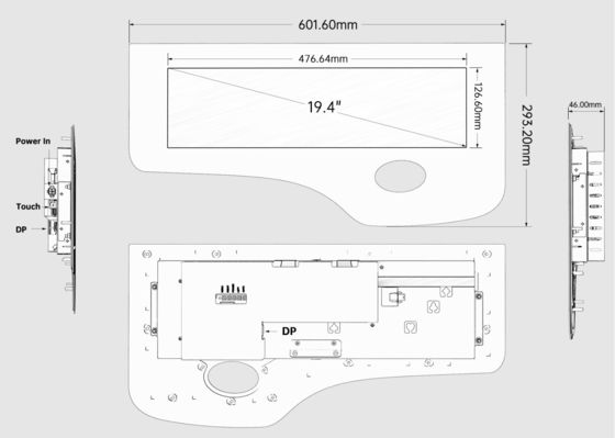 Thời gian phản hồi ngay lập tức Và ánh sáng RGB Gaming SG TwinStar J43 IDeck 19.4inch Touch Button Standard Size