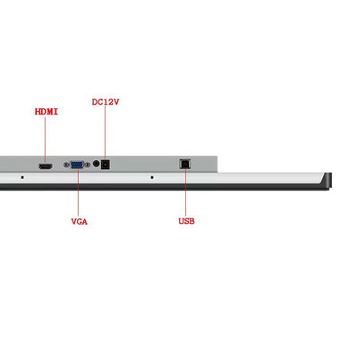 17.3Inch HD 1920x1080 Kiểm tra màn hình phẳng công nghiệp chống nước 1000Nits Multi Touch Capacitive