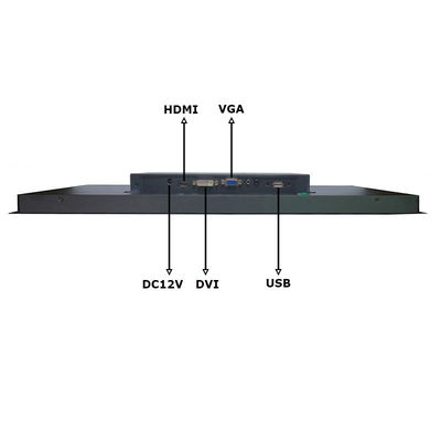 Độ sáng cao 1920*1080 HD Panel Mount Touch Screen Monitor Industrial Grade 21,5 Inch