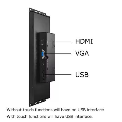 11.6 inch 1920 * 1080 Thêm màn hình cảm ứng 1000Nits màn hình cảm ứng Monitor công nghiệp