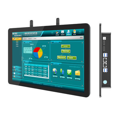 10.1 inch 1920 * 1200 All In One màn hình cảm ứng công nghiệp PC màu đen cho cửa sổ và Linux
