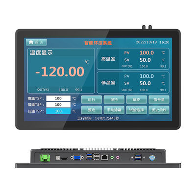 Đen HD1920*1080 màn hình cảm ứng công nghiệp dung lượng tất cả trong một 13,3 inch với Window OS