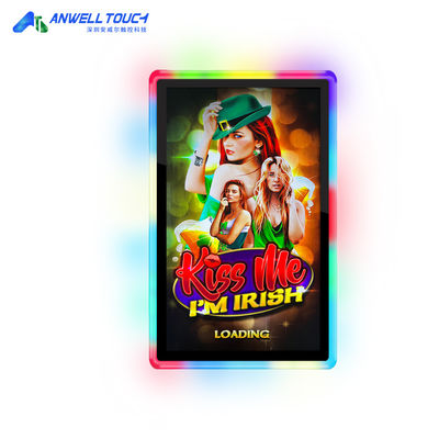 Màn hình cảm ứng chơi game 400 Nits với Bezel LED cạnh bên chống trầy xước và thời gian phản hồi 5ms